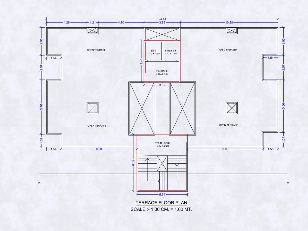 residency Residency Cluster Plan for Terrace Floor