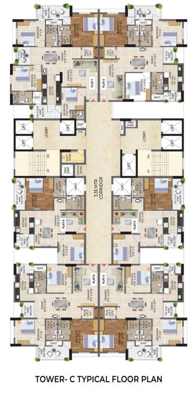  fresh living C Typical Cluster Plan