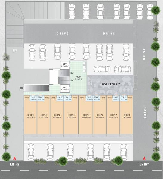  shree-rang-elegance Shree Rang Elegance Cluster Plan For Ground Floor
