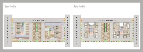  shaligram Block A And Block B Cluster Plan from ground to 10th Floor