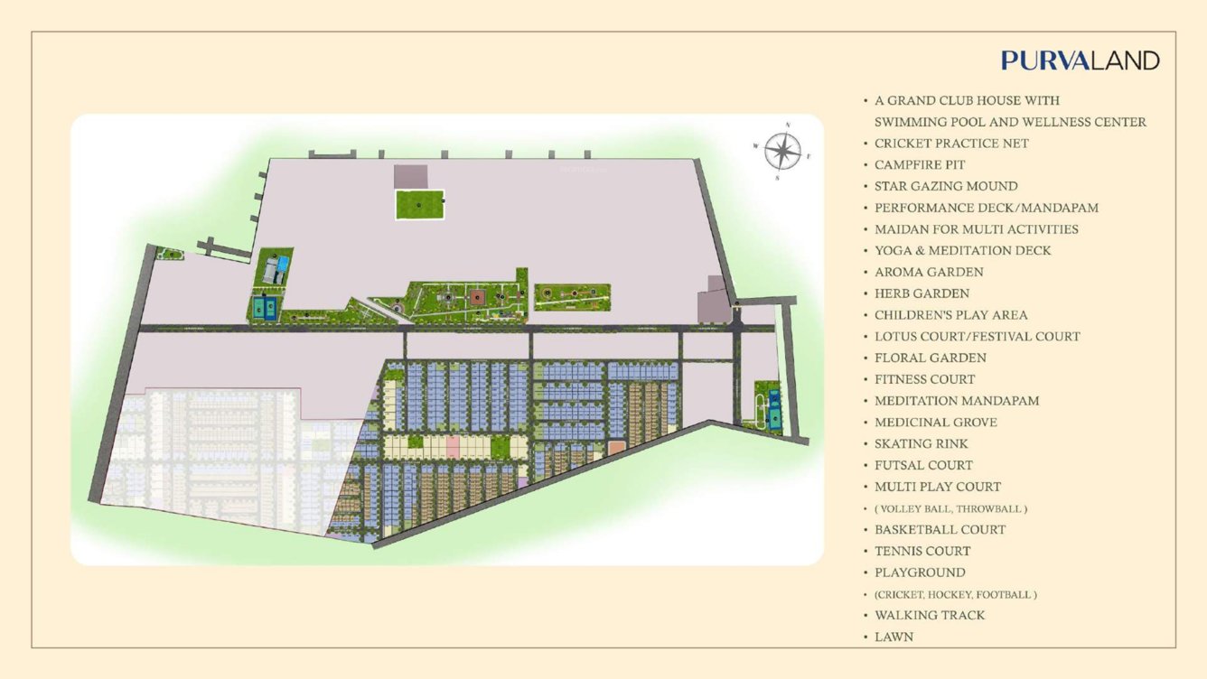  vanam at purva soukhyam Layout Plan