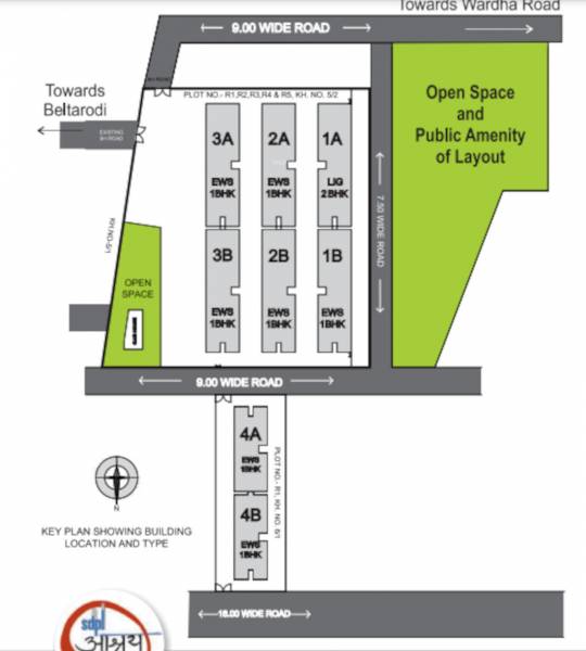 Layout Plan aashray-beltarodi-ii Layout Plan