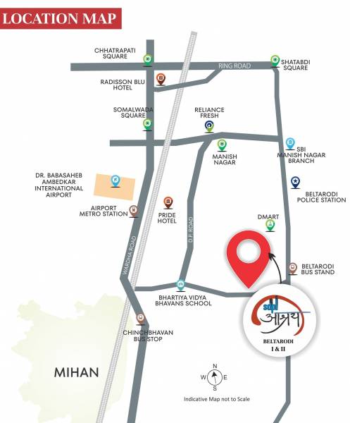 Location Plan aashray-beltarodi-ii Location Plan