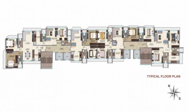  jainson-wing-c Jainson Wing C Typical Floor Cluster Plan