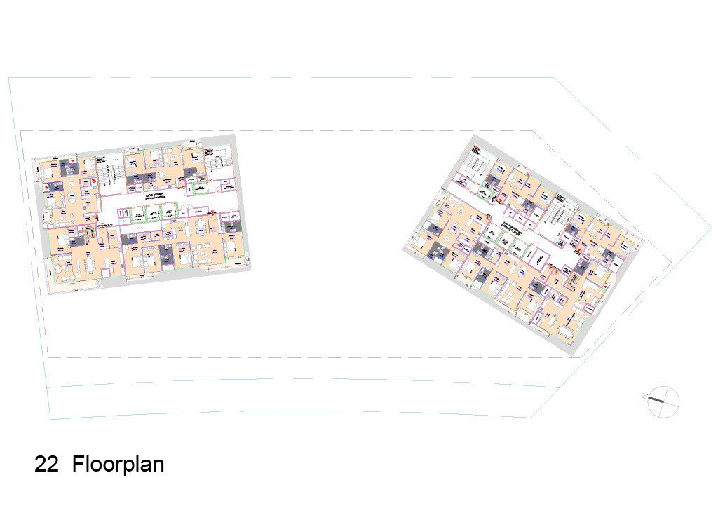  stella Block A And Block C Cluster Plan for 22th Floor