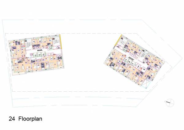  stella Block A And Block C Cluster Plan for 24th Floor