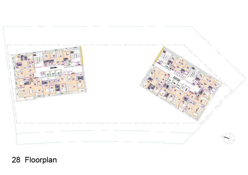  stella Block A And Block C Cluster Plan for 28th Floor