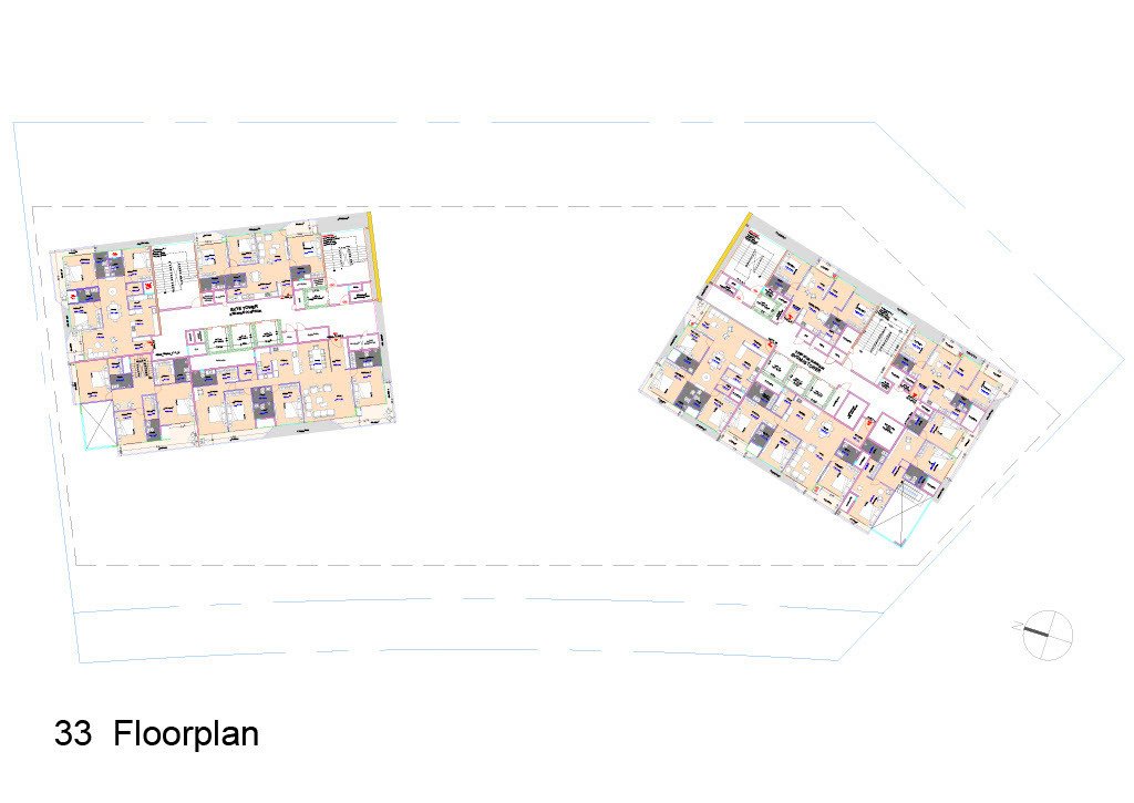  stella Block A And Block C Cluster Plan for 33th Floor