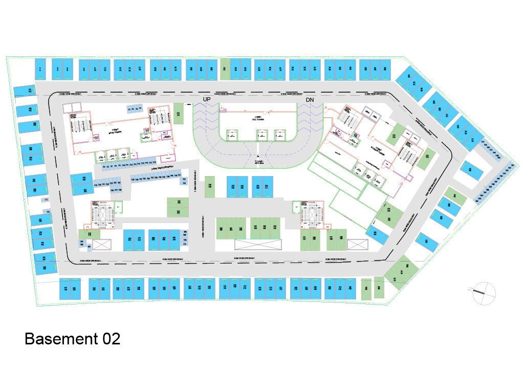  stella Block A Cluster Plan for Basement 2nd Floor
