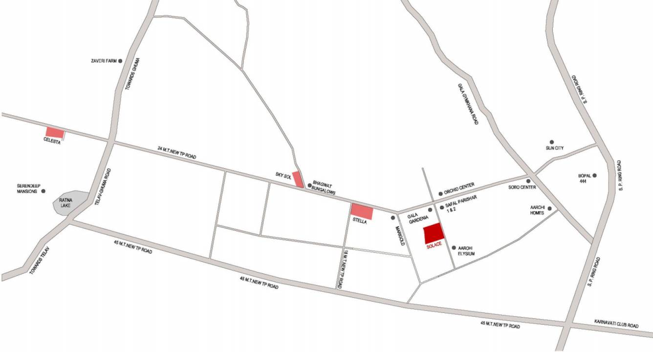 nirman solace Location Plan