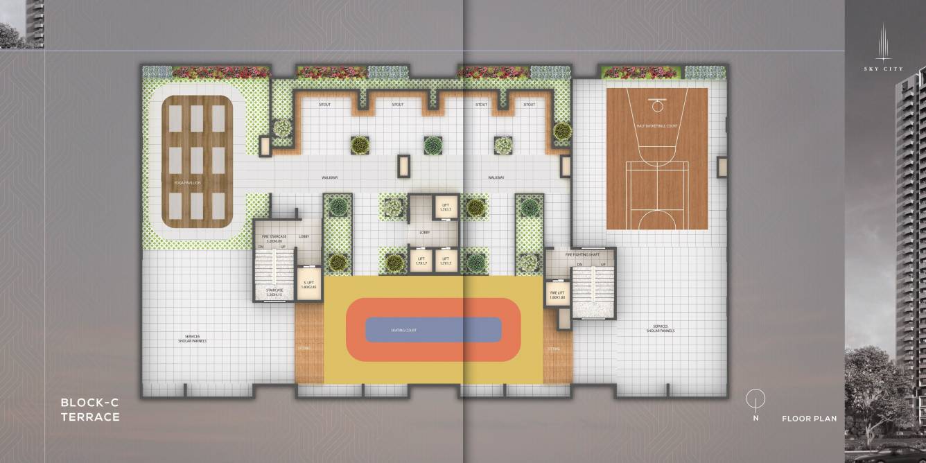 skycity Block C Terrace Cluster Plan