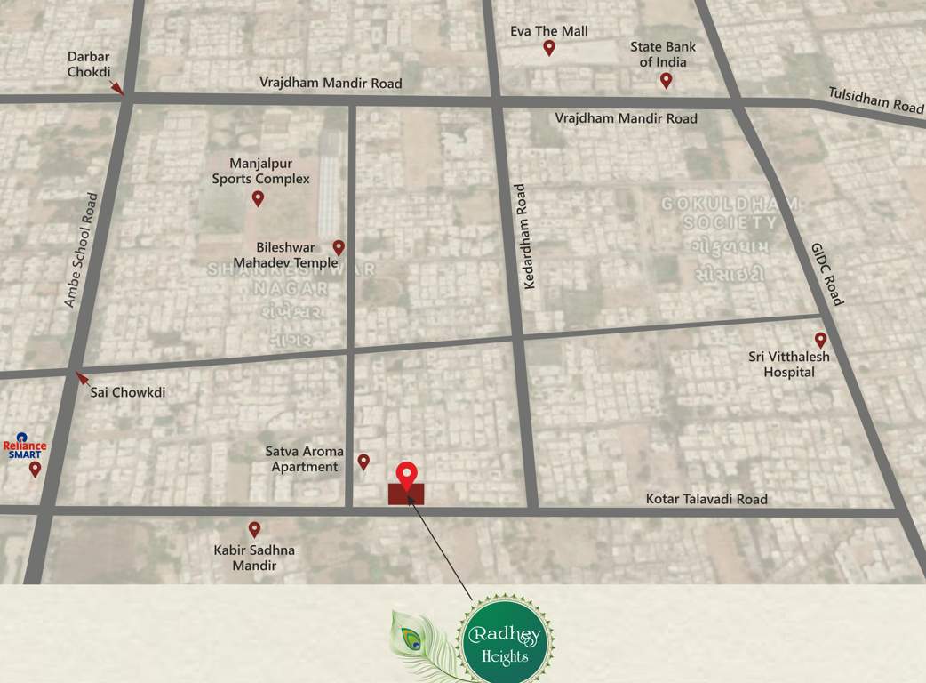  radhey heights Location Plan