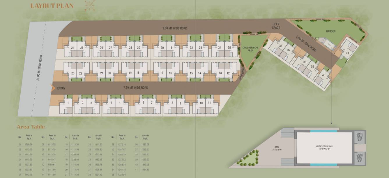  madhuvan grace Layout Plan