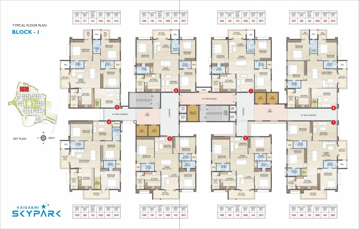 skypark Block 1 Cluster Plan