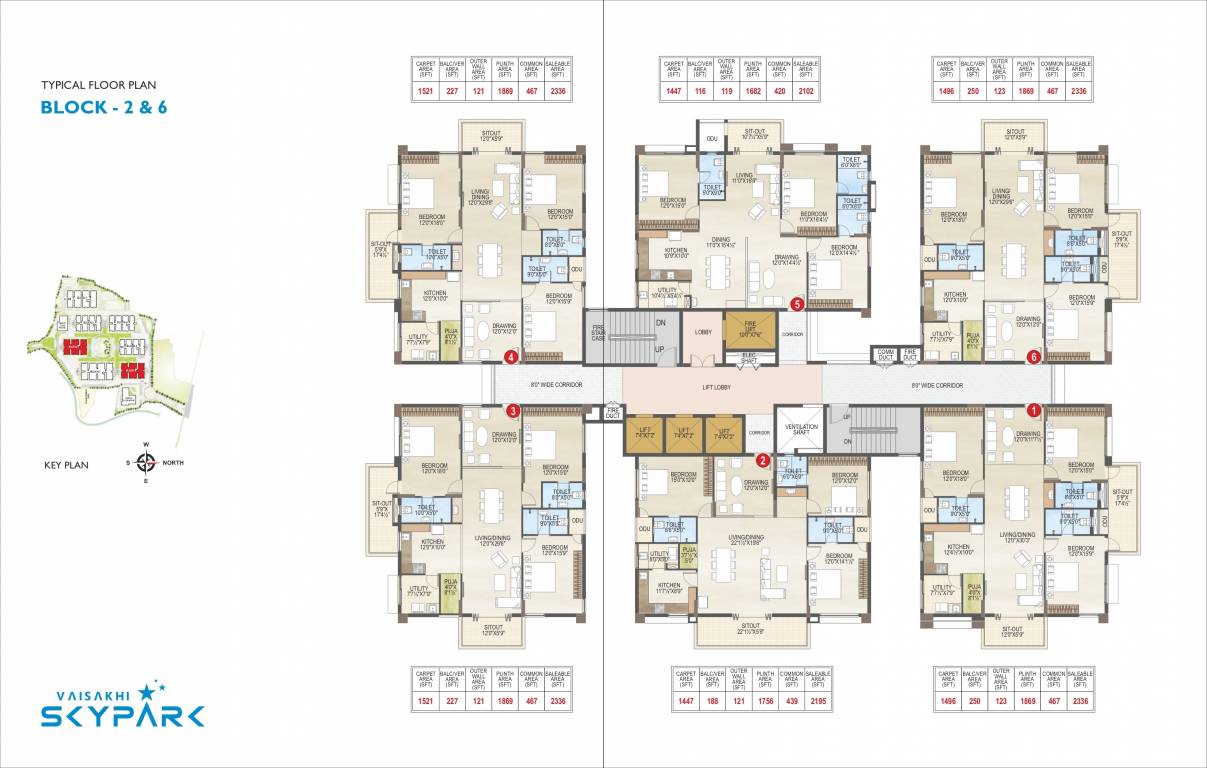 skypark Block 2 And Block 6 Cluster Plan