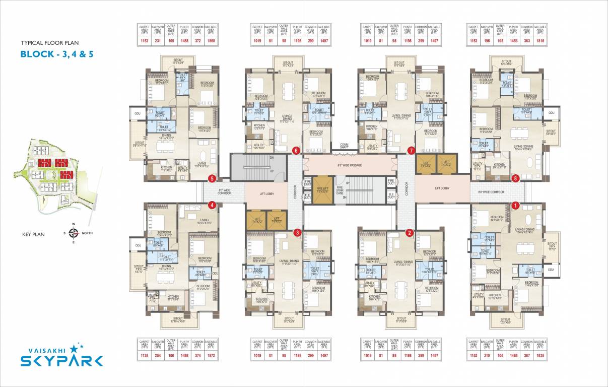 skypark Block 3, Block 4, Block 5 Cluster Plan