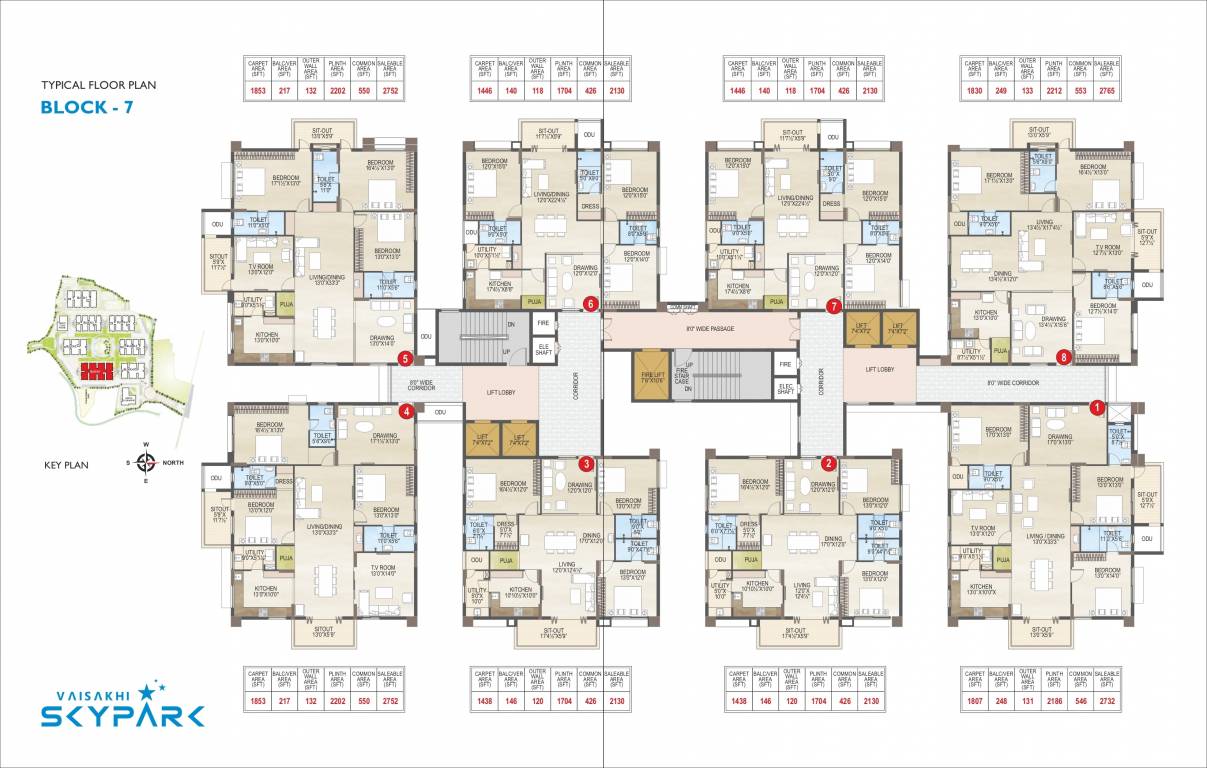 skypark Block 7 Cluster Plan