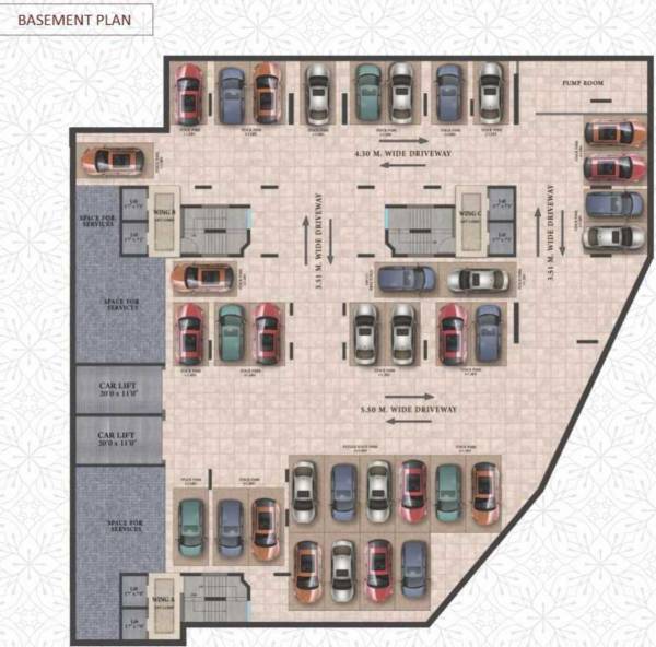  omkar Vaastu Omkar Basement Cluster Plan
