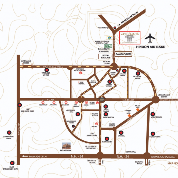 Location Plan civil-lines Location Plan