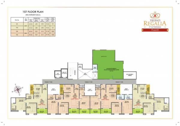  regalia-phase-3 1 Cluster Plan for 1st Floor