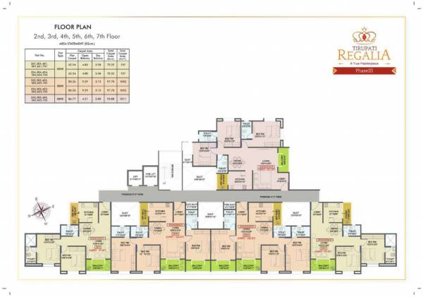  regalia-phase-3 1 Cluster Plan from 2nd to 7th Floor