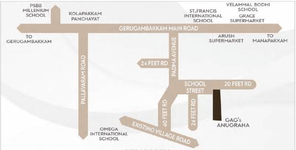  anugraha Location Plan
