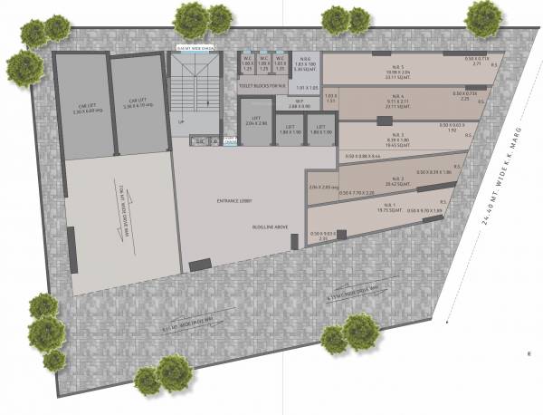  park-crown 1 Cluster Plan for ground Floor
