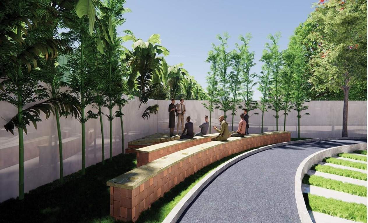  jumeirah towers Landscape Garden and Tree Planting