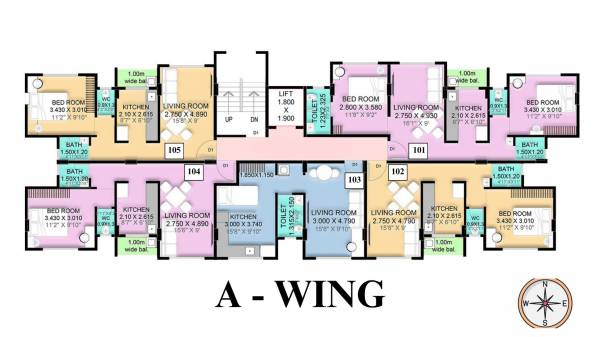  sai-anant A Wing Cluster Plan