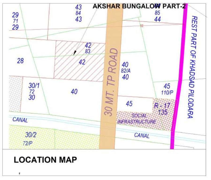  bungalow part 2 Location Plan