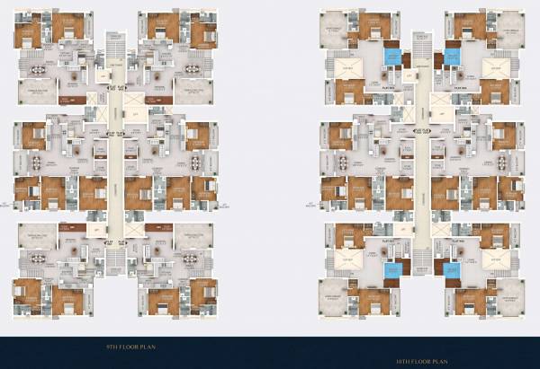  elite Archid Elite Cluster Plan from 9th to 10th Floor