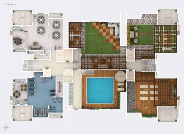  elite Archid Elite Roof top Cluster Plan