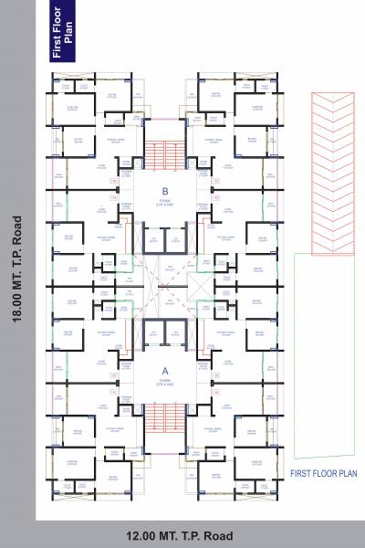  empire A+B Cluster Plan For 1st Floor