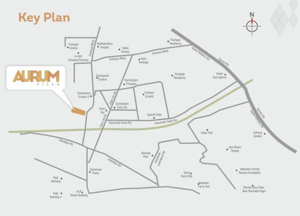  aurum-villa Location Plan