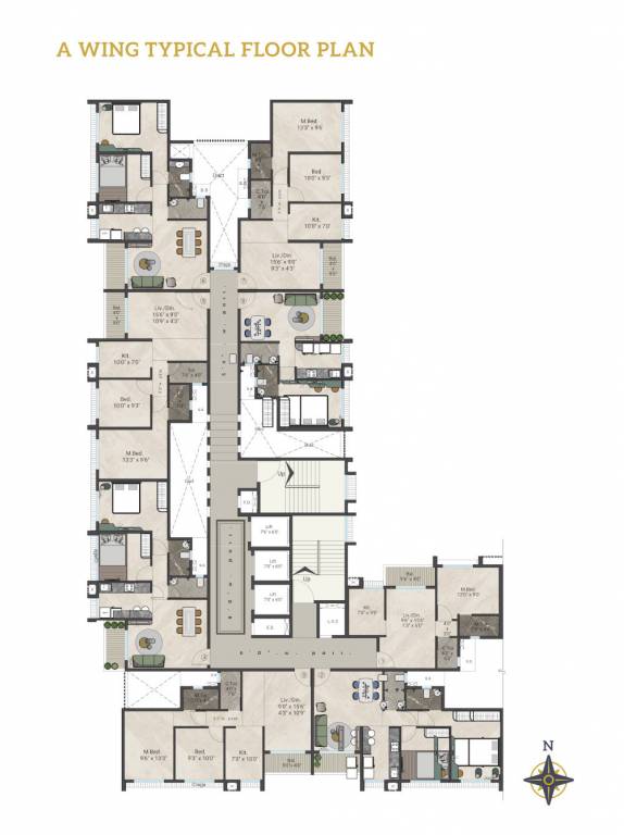  signature city Tower 1 Cluster Plan