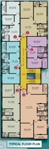  mohona-apartment Mohona Apartment Cluster Plan from 1st to 4th Floor
