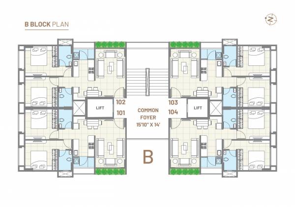  parkview-one Block A Cluster Plan
