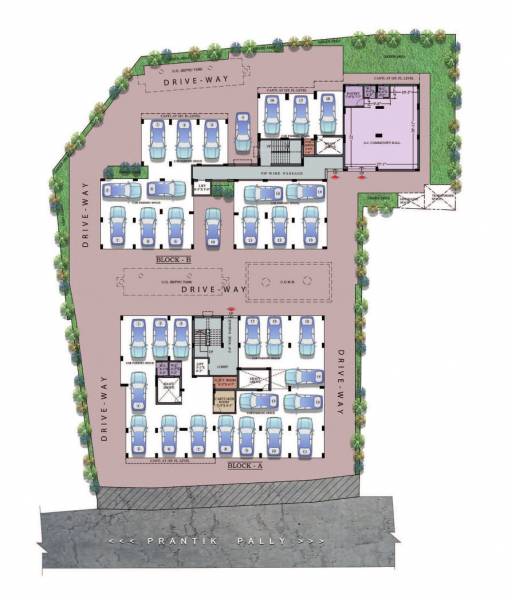  garden 1 Cluster Plan