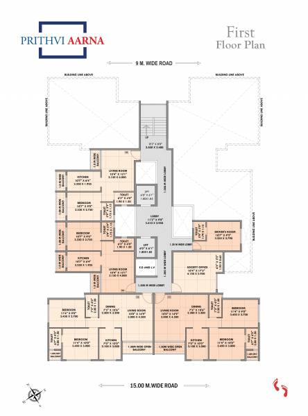  aarna Aarna Cluster Plan for 1st Floor