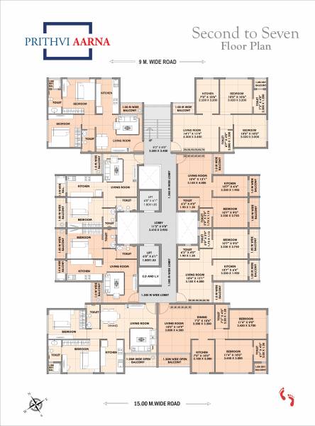  aarna Aarna Cluster Plan for 2nd Floor