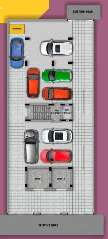  kundrathur flats Kundrathur Flats Cluster Plan for ground Floor