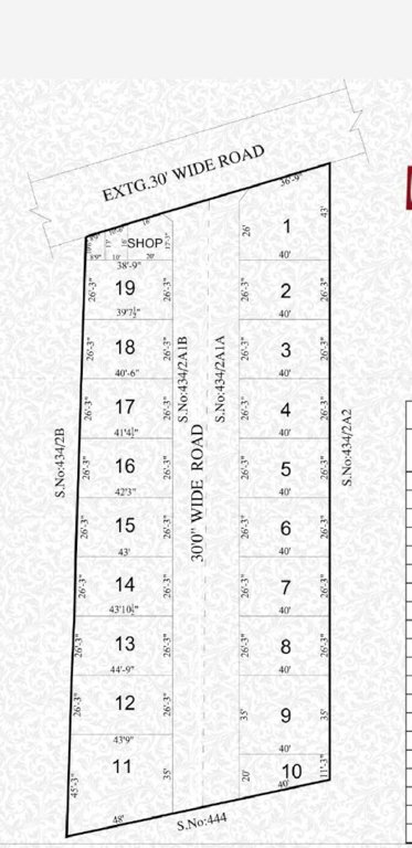  sai enclave Layout Plan