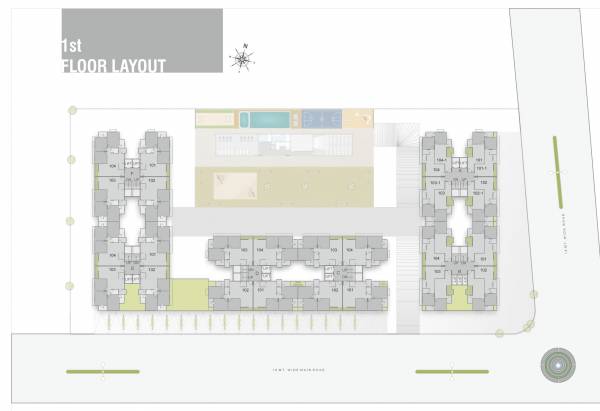  shree-siddheshwar-highness A To E Cluster Plan For 1st Floor
