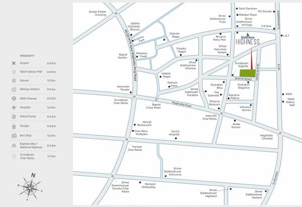  shree-siddheshwar-highness Location Plan