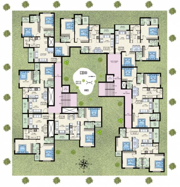 Archid Sailabala Cluster Plan from 1st to 5th Floor sailabala Archid Sailabala Cluster Plan from 1st to 5th Floor