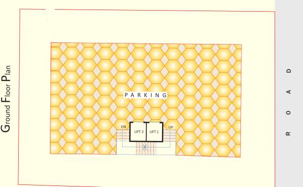  radha-krishna-complex Tower A Cluster Plan For Ground Floor