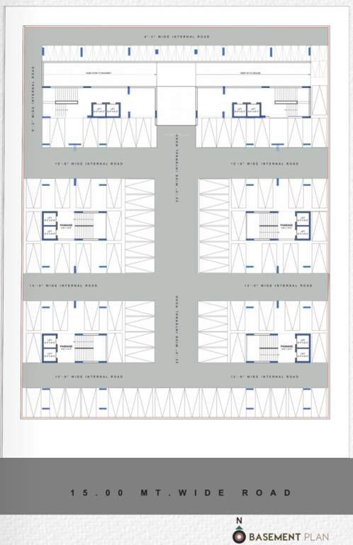 amanta Building A To F Basement Cluster Plan