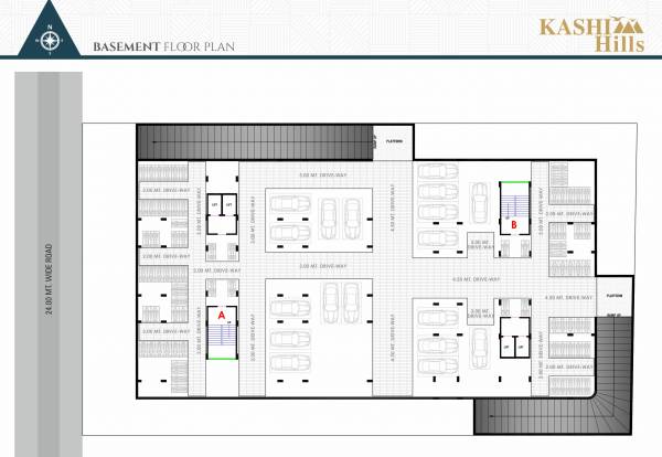  kashi-hills Block A And Block B Basement Cluster Plan