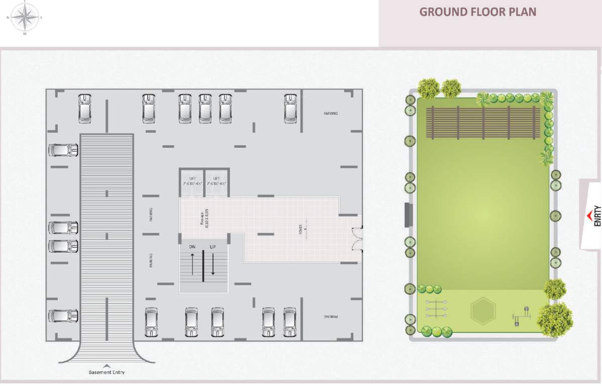  sarjan luxuria A Cluster Plan For Ground Floor