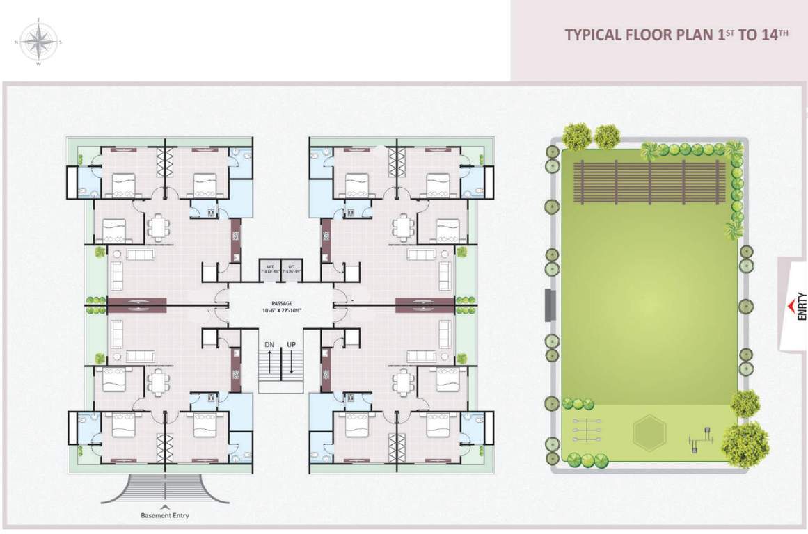  sarjan luxuria A Cluster Plan From 1st To 14th Floor